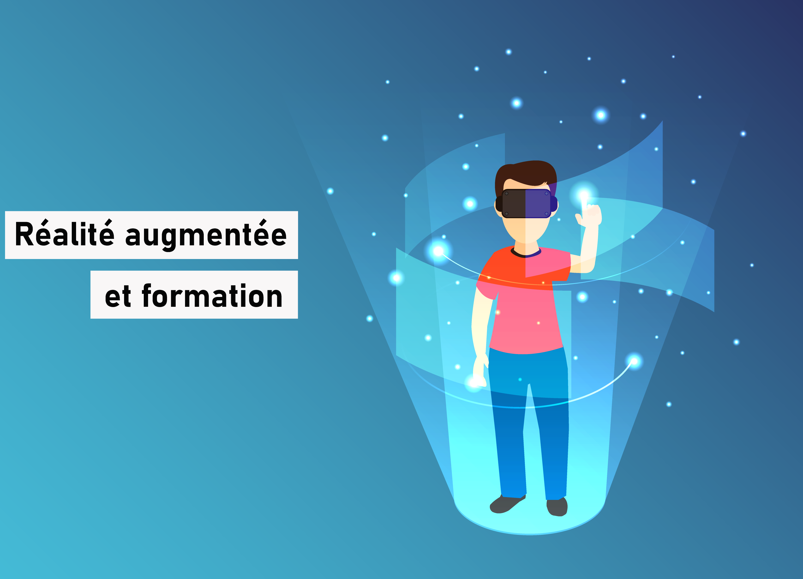 Réalité augmentée : apprentissage et formation virtuels